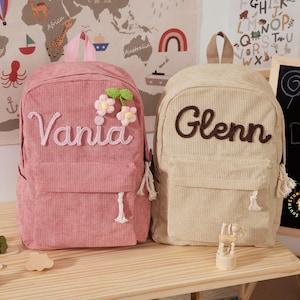 Sac à dos personnalisé pour enfant - Sac à dos préscolaire, Sac d'école personnalisé pour tout-petit, Adorables cadeaux d'anniversaire pour enfants, Rentrée scolaire, Cadeaux pour filles et garçons