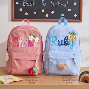 Custom Kids Backpack - Preschool Backpack, Custom Toddler School Bag, Cute Birthday Gifts for Children, Back to School, Gifts for Girls Boys