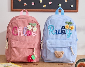 Custom Kids Backpack - Preschool Backpack, Custom Toddler School Bag, Cute Birthday Gifts for Children, Back to School, Gifts for Girls Boys