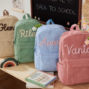 Sac à dos personnalisé pour enfant - Sac à dos préscolaire, Sac d'école personnalisé pour tout-petit, Adorables cadeaux d'anniversaire pour enfants, Rentrée scolaire, Cadeaux pour filles et garçons