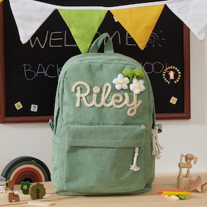 Sac à dos personnalisé pour enfant - Sac à dos préscolaire, Sac d'école personnalisé pour tout-petit, Adorables cadeaux d'anniversaire pour enfants, Rentrée scolaire, Cadeaux pour filles et garçons
