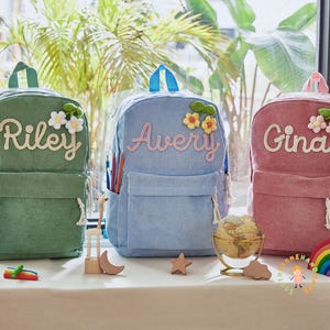 Sac à dos personnalisé pour enfant - Sac à dos préscolaire, Sac d'école personnalisé pour tout-petit, Adorables cadeaux d'anniversaire pour enfants, Rentrée scolaire, Cadeaux pour filles et garçons