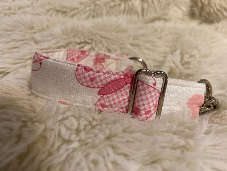 Italian Greyhound Chihuahua 20018 Small Dog Breast Cancer Theme Dog Martingale Collar Fits 6 to 7 MIn Pin Chinese Crested