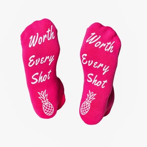 IVF Socks, Lucky Transfer Day Socks, IVF Gifts, Labor + Delivery Socks, Worth Every Shot, Infertility Hope Gift, One Size
