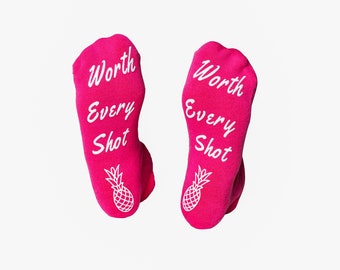 IVF Socks, Lucky Transfer Day Socks, IVF Gifts, Labor + Delivery Socks, Worth Every Shot, Infertility Hope Gift, One Size