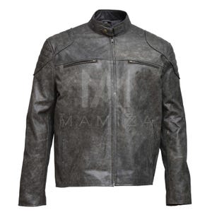 Genuine Mens Real Leather Jacket Finest Hand Crafted Classic Original Luxury Cowhide Uniform Leather Jacket In All Size Gift For Him