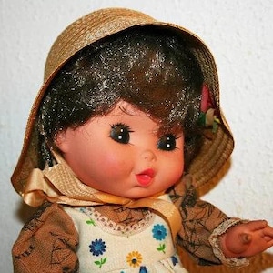 Vintage Fiba Collector Doll - Etsy