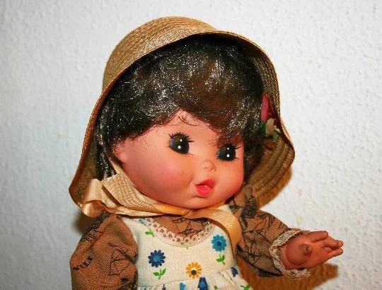 Vintage Fiba Collector Doll - Etsy
