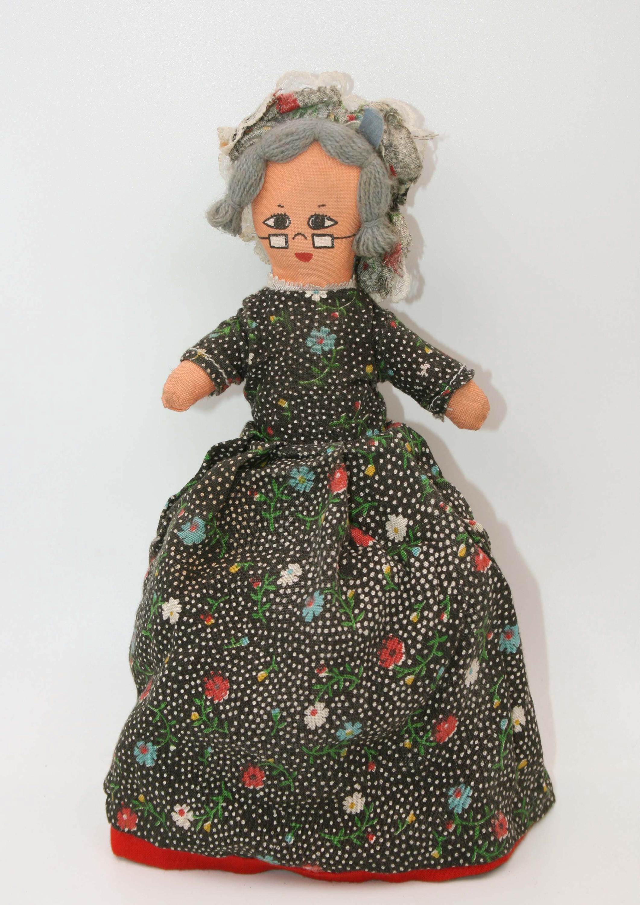 かわいい、赤ずきんちゃん - ヴィンテージ 70 年代 /彼女へのギフト/布