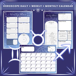 Daily Horoscope Calendar - Etsy