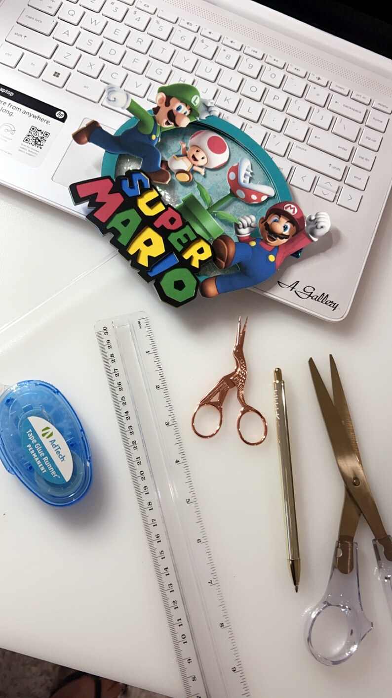 Super Mario Cake Toppers - Etsy