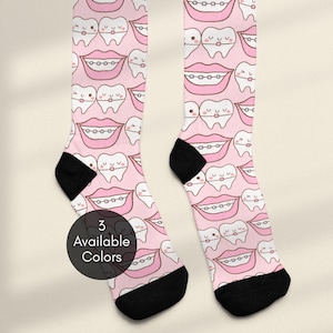 Orthodontist Socks, Unisex One Size Fits All Crew Length