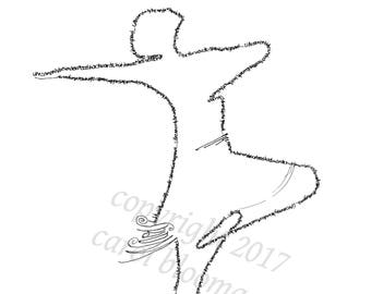 Itty Bitty Writing (Micrografia) Dancer: "La vita può essere compresa solo al contrario..."