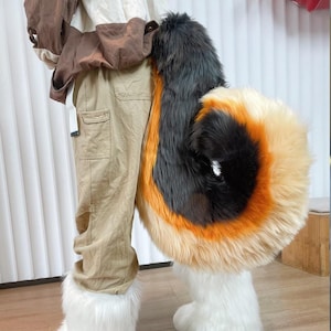 Custom Fursuit Tail OPEN! Handmade fluffy furry, furry commissions, Cosplay,kemono