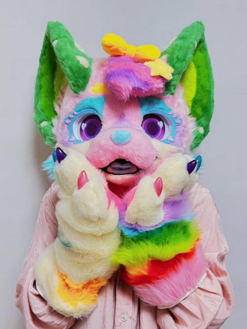 Fursuit Head Commission OPEN [showcae -not for Sale] Mini Partial ...