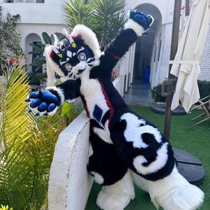 SOLD OUT! Custom Dragon Fursuit Commission OPEN!  furry full suit, Fursuit full body, furrie mask, Furry Cosplay Head,kemono fursuit