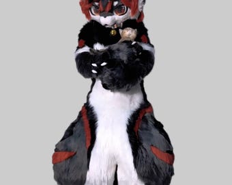 Custom Fursuit Commission OPEN!  [Showcase Not for Sale] furry full suit, Fursuit full body, furrie mask, Furry Cosplay Head,kemono fursuit