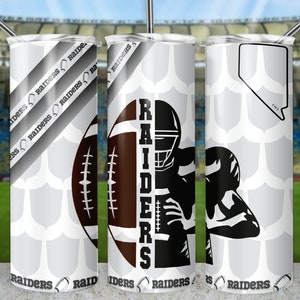 Raider 20oz Skinny Tumbler Wrap Design Sublimation, 20oz Template Straight Tumbler Wrap,Instant Download, PNG