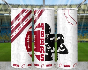 American Football Tumbler, 20oz Skinny Tumbler Wrap Design Sublimation, 20oz Template Straight Tumbler Wrap,Instant Download, PNG