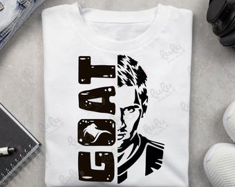 Sublimación de Lionel Messi PNG, Messi PNG, Sublimación deportiva PNG, Descarga instantánea, Clipart de fútbol, Material para manualidades, Gráfico de camiseta de fútbol