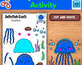 Jellyfish Craft Activity | Ocean Animals |Summer Theme Activities | Under the Sea Animals For Kids