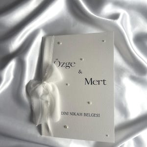 Certificat Nikah, certificat de mariage islamique, Dini Nikah Belgesi