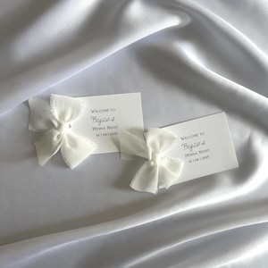 Platzkarten für Hochzeit, Verlobung, Henna, Babyshower, etc. Schleifen sind in der Beschreibung gekennzeichnet.