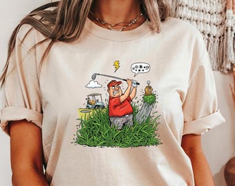 Comfort Colors Golf Shirt, Men And Women's Golf Lover Tee