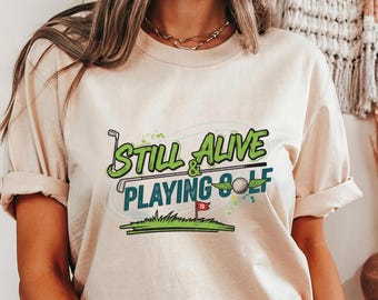 Comfort Colors Golf Shirt, Men And Women's Golf Lover Tee