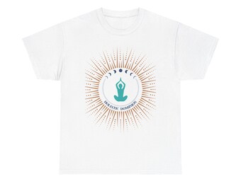 Holistic Dominion Logo Tee, Yoga Shirt, Revitalize Your Life T-shirt, Unisex Cotton Tee