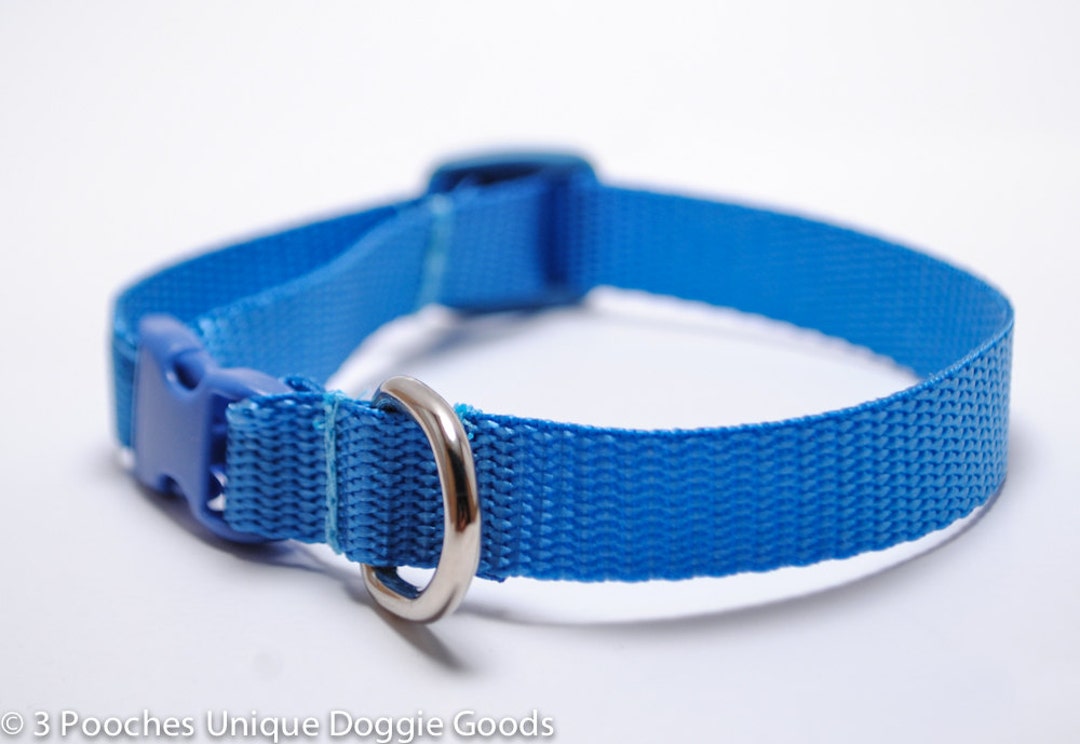 Solid Cat Collar/ Breakaway Collar/ Cat Safety Collar/ 20 Color Choices