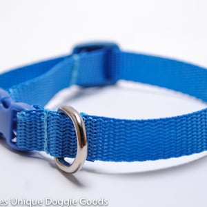 Solid Cat Collar or Puppy Collar/ Breakaway Collar/ Cat Safety Collar/ 20 Color Choices / Bulk Pack Available