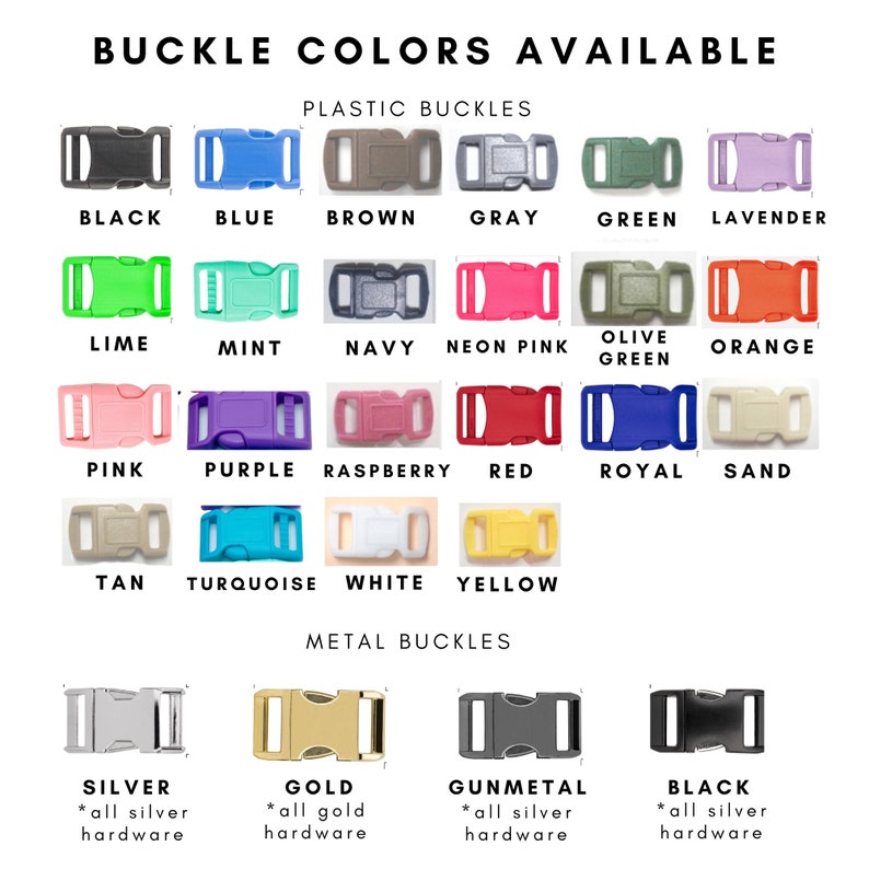 Personalized Martingale with Buckle Dog Collar / Solid Nylon / 5/8 inch, 3/4 inch, 1 inch / ID Tag on Collar image 8