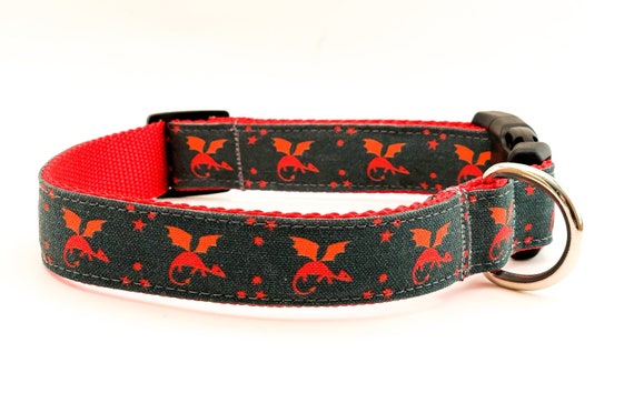 Preppy Dog Collar Fish Puppy Collar Personalized Dog Collar Fish Dog Collar Custom Dog Collar