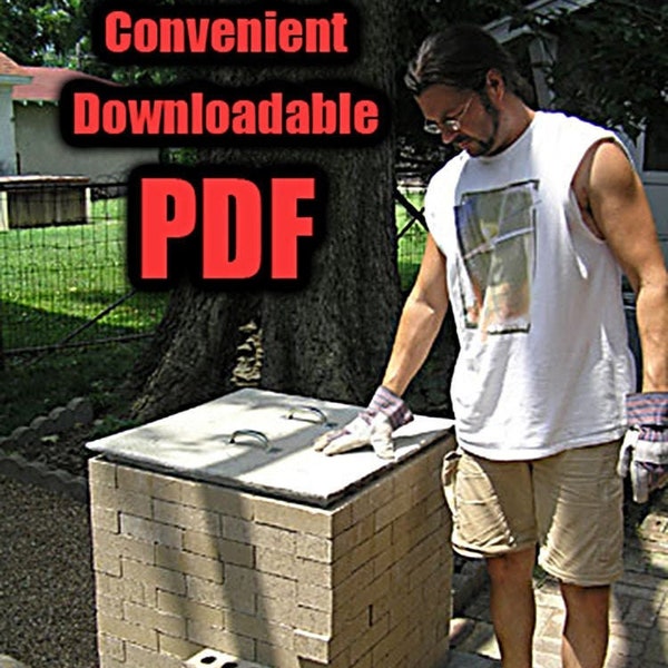 Build Your Own Brick Raku Kiln - ceramics pottery training lesson PDF booklet instructions