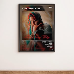 Póster "Easy Money Baby" - Myke Towers (Edición Apoleo)