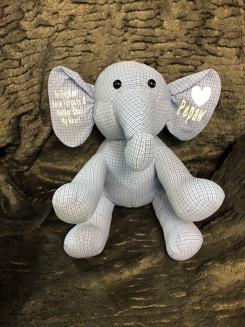 Elephant/memory Elephant/handmade Elephant/memory of Loved Etsy