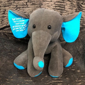Elephant/memory elephant/handmade elephant/memory of loved one/Keepsake elephant/memory keepsake/loved ones elephant/legacy elephant