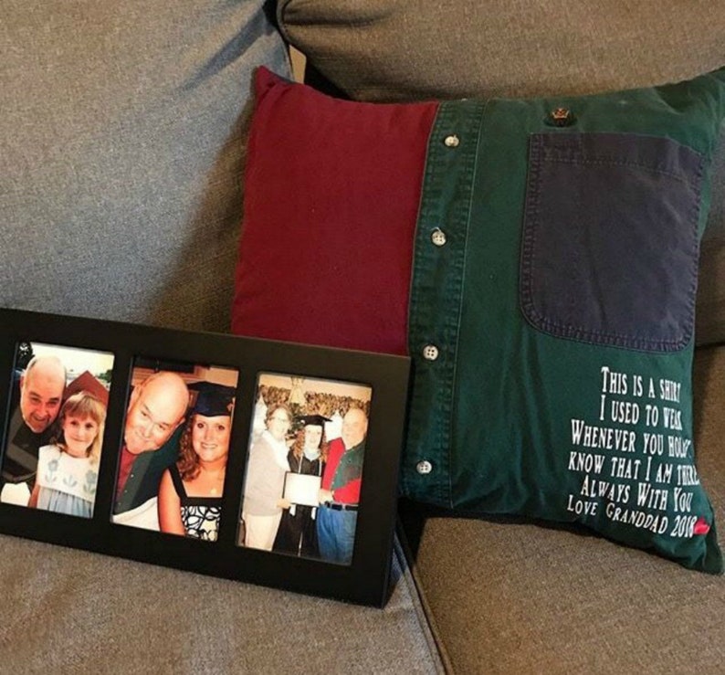 Keepsake Pillow/memory pillow/handmade pillow/memory of loved one/memorial pillow/memory keepsake/loved ones pillow/in memory of/mom/dad image 2