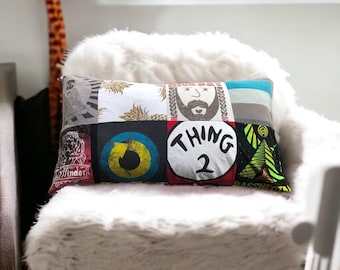 T-Shirt Memory Pillow, Memory Pillow Made from Multiple T-Shirts, Bereavement Keepsake, Handmade Remembrance Gift, Bereavement Keepsake