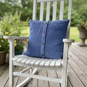 Memory Pillow, Keepsake Memory Pillow, Handmade from Loved One's Shirt, Sympathy Keepsake Pillow, Memorial Gift, Handmade Sympathy Gift image 14