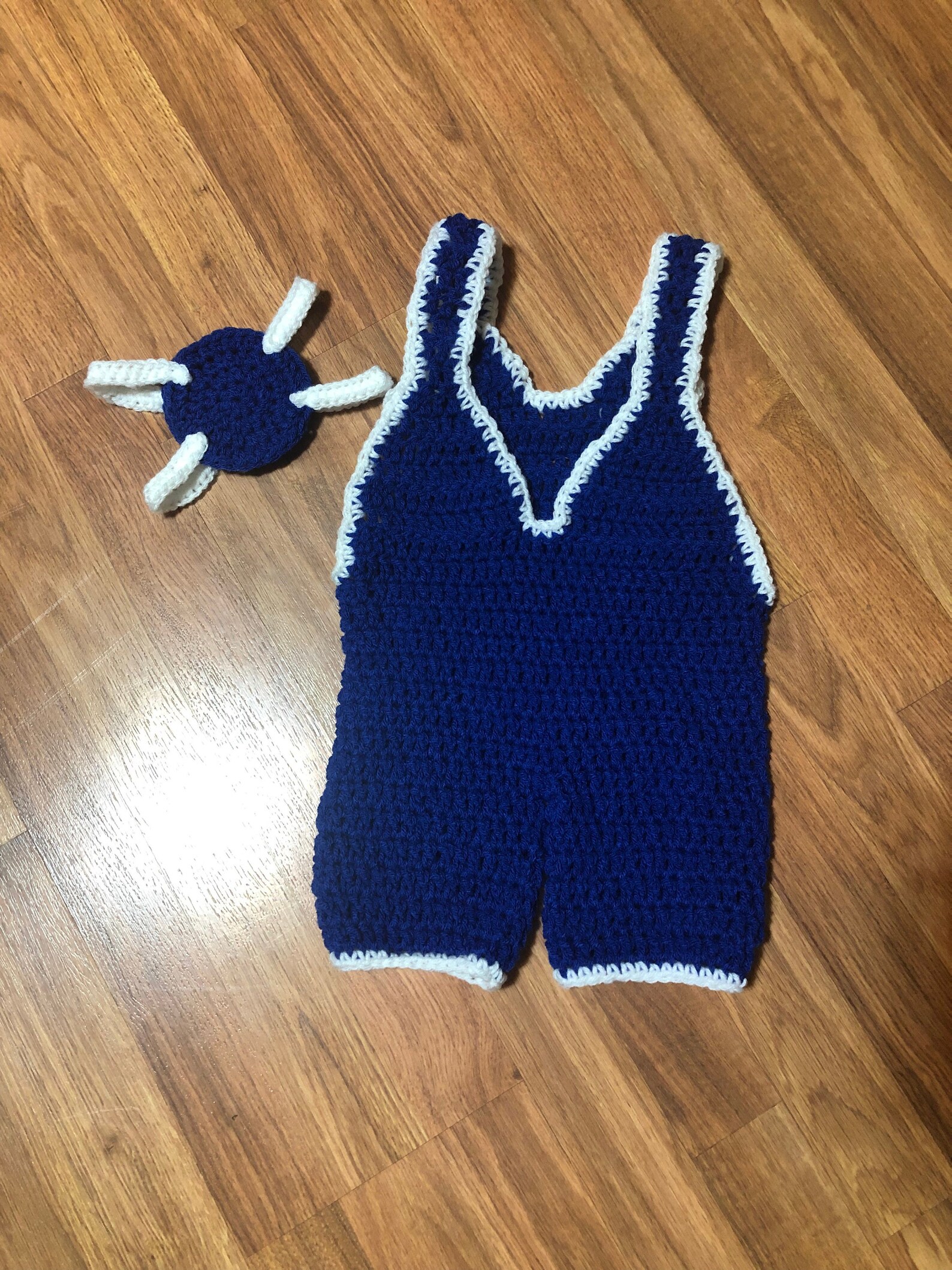 Crochet Wrestling Singlet and Headgear for Baby/wrestling/ Etsy