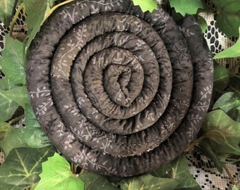 Charcoal Fern Trivets/handmade trivets/kitchen trivets/handmadeinUSA/ready to ship/hotpad/rice filled/scented trivets/scented homespun