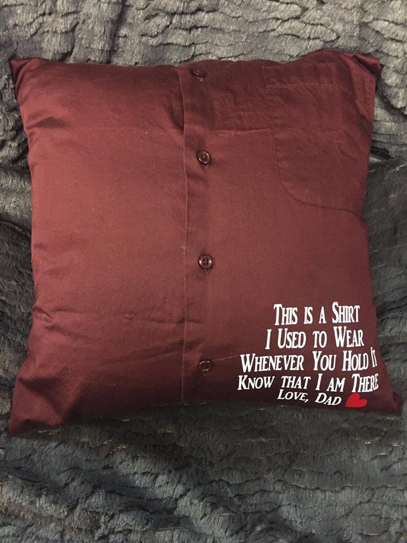 Keepsake Pillow/memory Pillow/handmade Pillow/memory of Loved Etsy