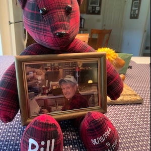 Handmade Memory Bear: Keepsake Teddy Bear from Loved One&#39;s Clothing