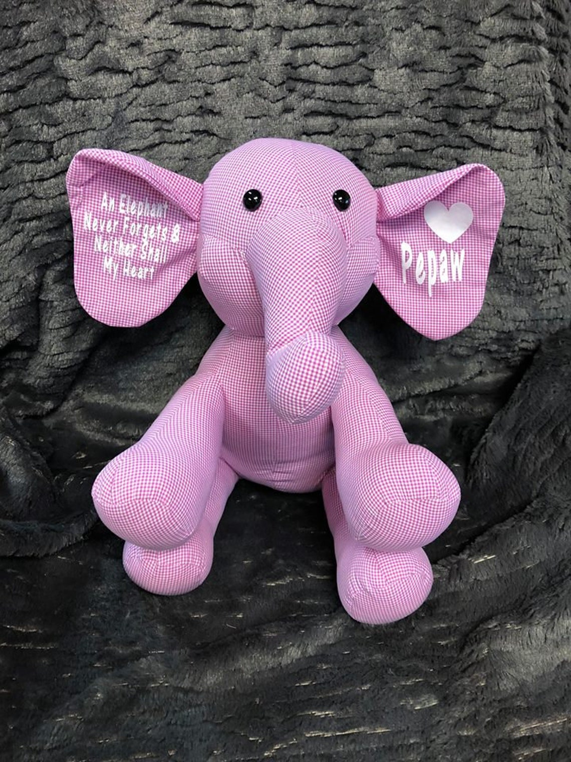 Elephant/memory elephant/handmade elephant/memory of loved Etsy