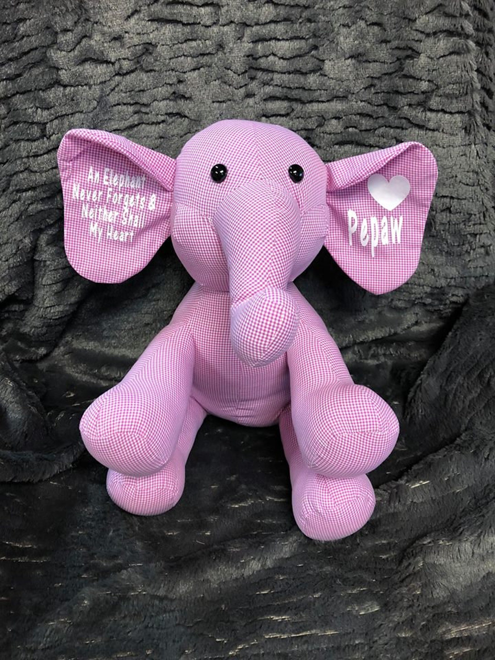 Elephant/memory Elephant/handmade Elephant/memory of Loved Etsy