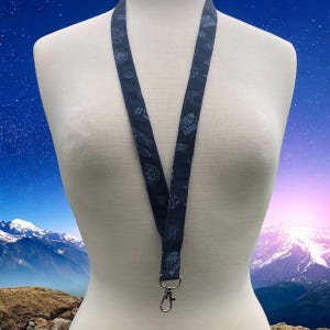First Responders Fabric Lanyard: USA Made Cotton ID Holder