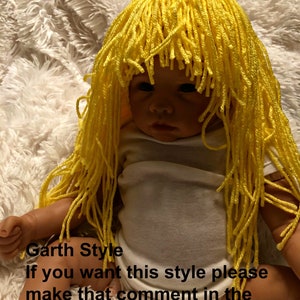 Crochet Wig Baby Hat, Handmade Wig Hat, Baby Wig Hat Gift, Funny Baby Shower Hat, Cute Crochet Wig, baby costume hat, cute baby beanie