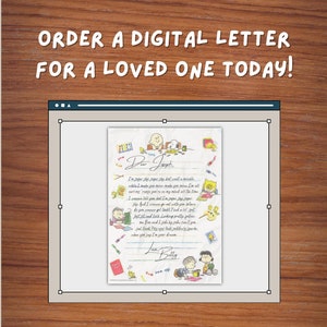 Personalized Letter | Digital Letter | Personalized Gift | Love Letter | Appreciation Letter